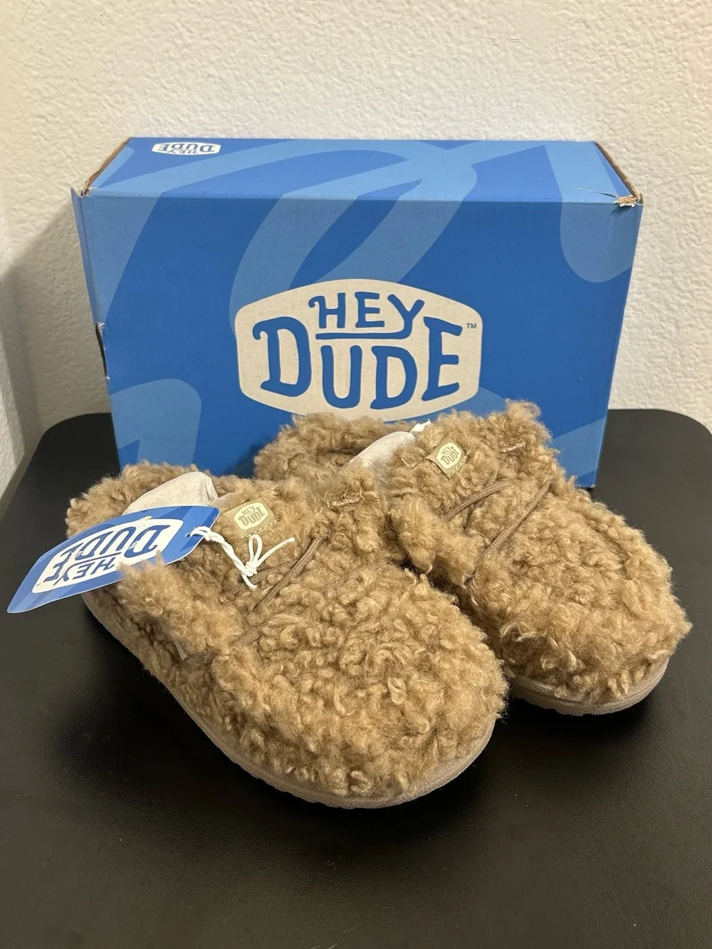 Hey Dude Wendy Slipper Timber Wolf Kids Children’s C12 Casual Slip On Shoe